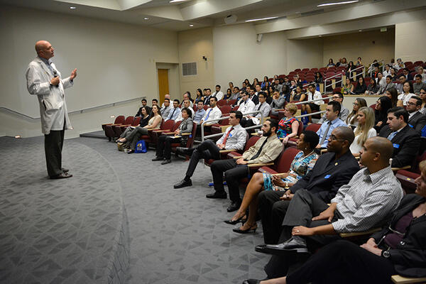 Paul Lyons lecturing