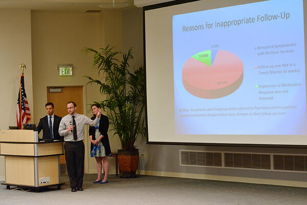 students presenting