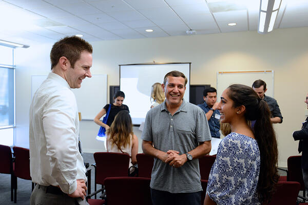 participants chatting