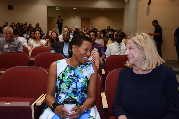 Dean Deborah Deas and Prof. Diane Halperin